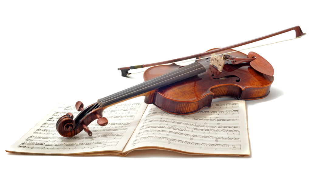 Violin on Music