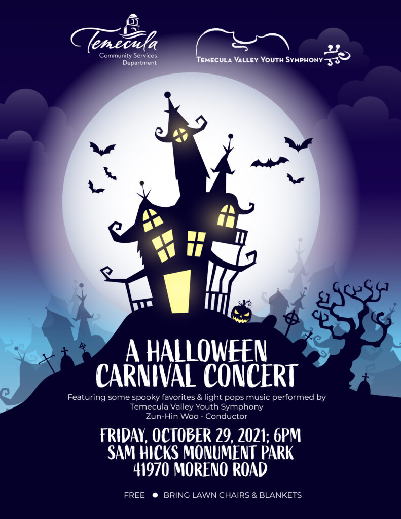 Halloween Carnival concert with Temecula Valley Youth Symphony